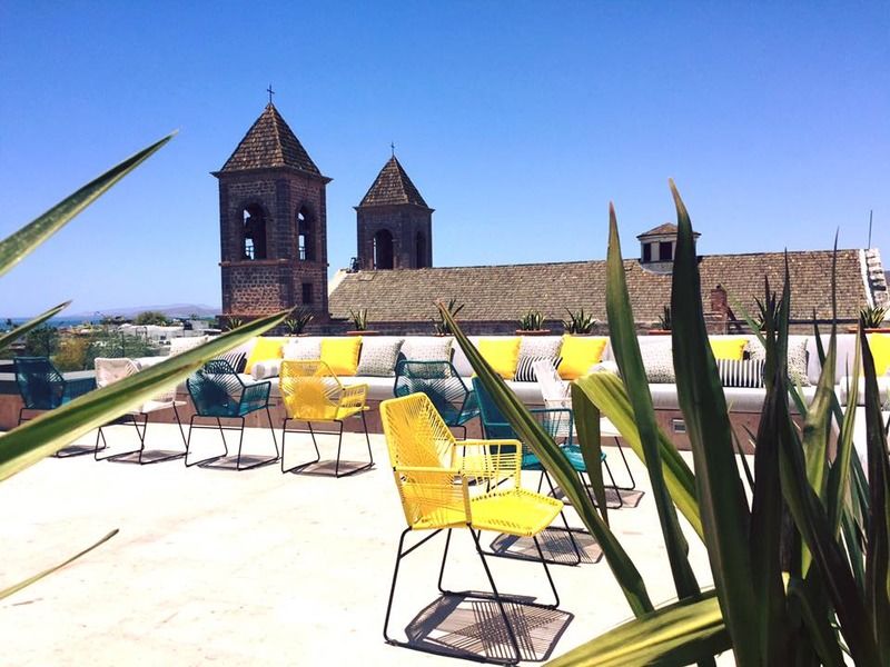 Hotel Catedral La Paz Exterior photo Rooftop of the hotel